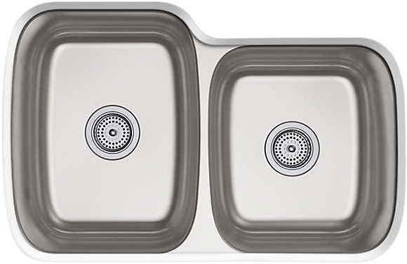 McAllister Offset Double Bowl